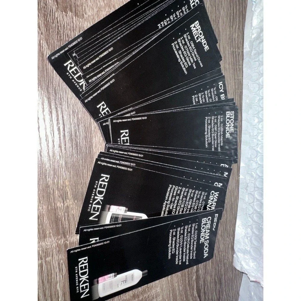 Redken Shades EQ Formula Guide Cards‎ Professional Salon Color Swatches Gloss